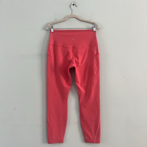 Lululemon Align High-Rise Pant with Pockets 25" Glaze Pink Leggings - Picture 4 of 6
